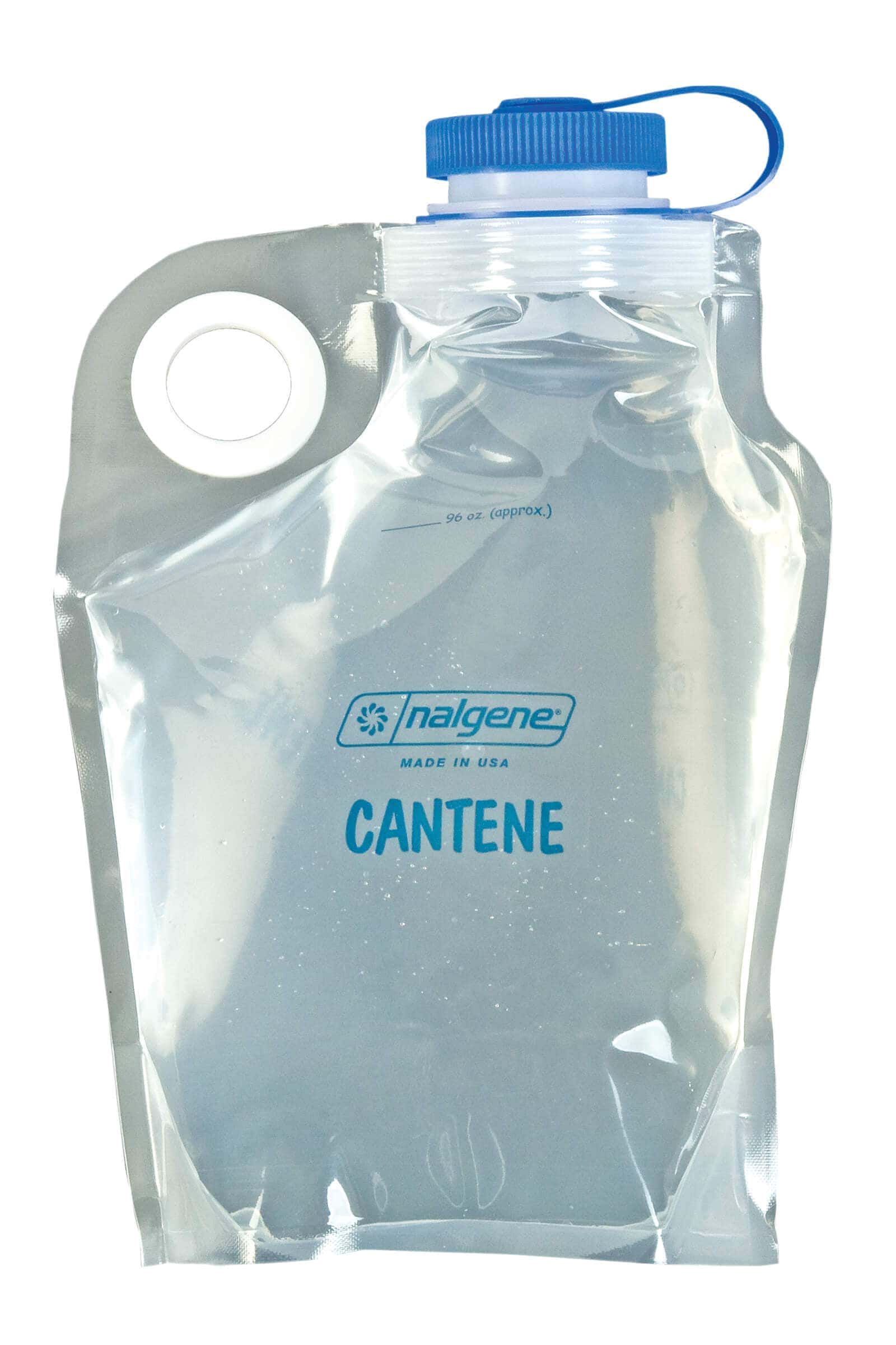 Nalgene Cantene Wide Mouth Loop-Top 96oz Water Bottle Flexible Storage Canteen 
