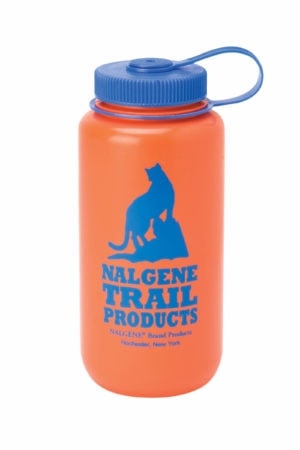 NEW Nalgene On The Fly Orange BPA Free Plastic Sports Reusable Water Bottle 24oz 