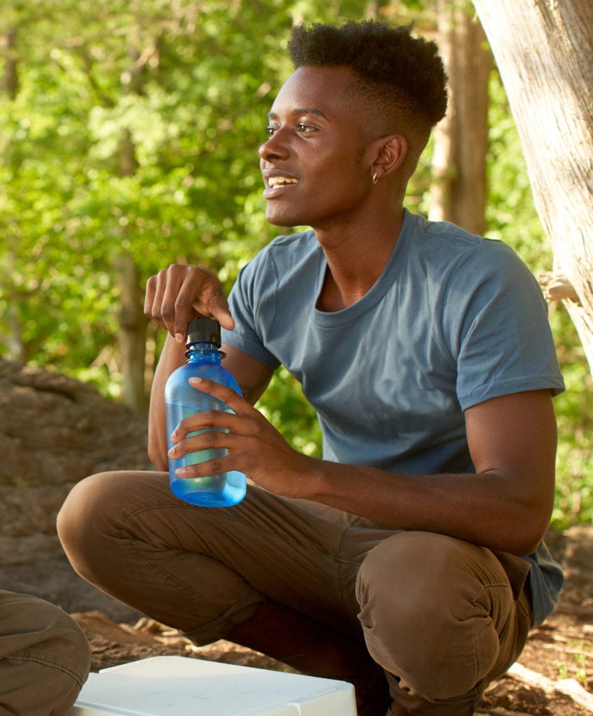 32 oz. Blue Oasis Bottle