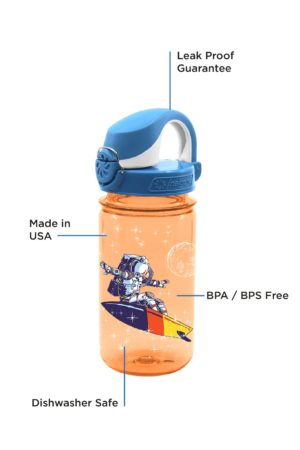 Kids 12oz OTF locktop bottle with product callouts