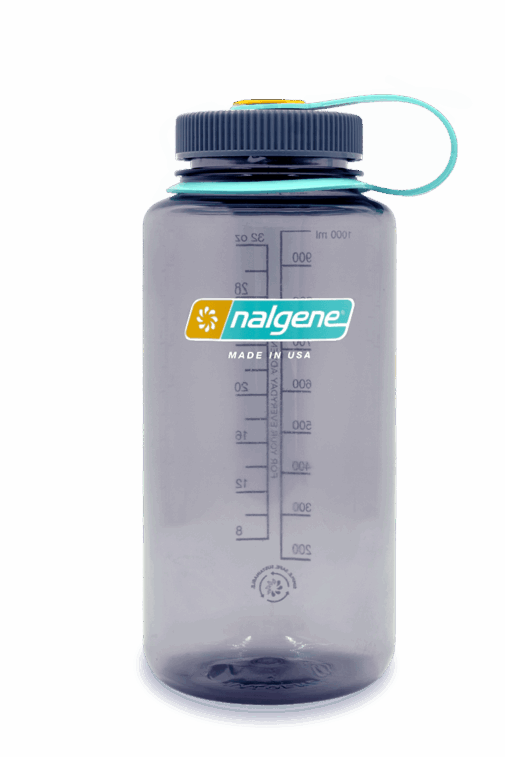 Aubergine 32oz Wide Mouth Sustain Water Bottle | Nalgene