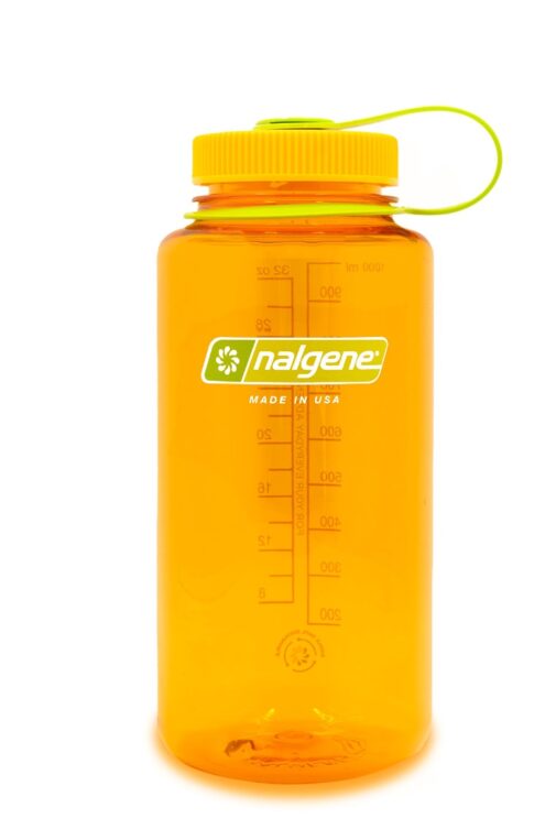 Nalgene Narrow Mouth 16 Ounce Sustain Bottle, Clementine