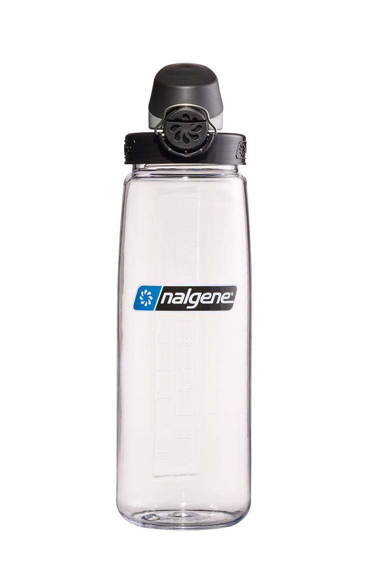 24oz On-The-Fly Lock-Top Bottle (Bottle Color: Clear with Black Cap)