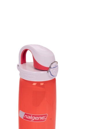 24oz On-The-Fly Lock-Top Sustain Bottle Coral With Frost Coral Cap