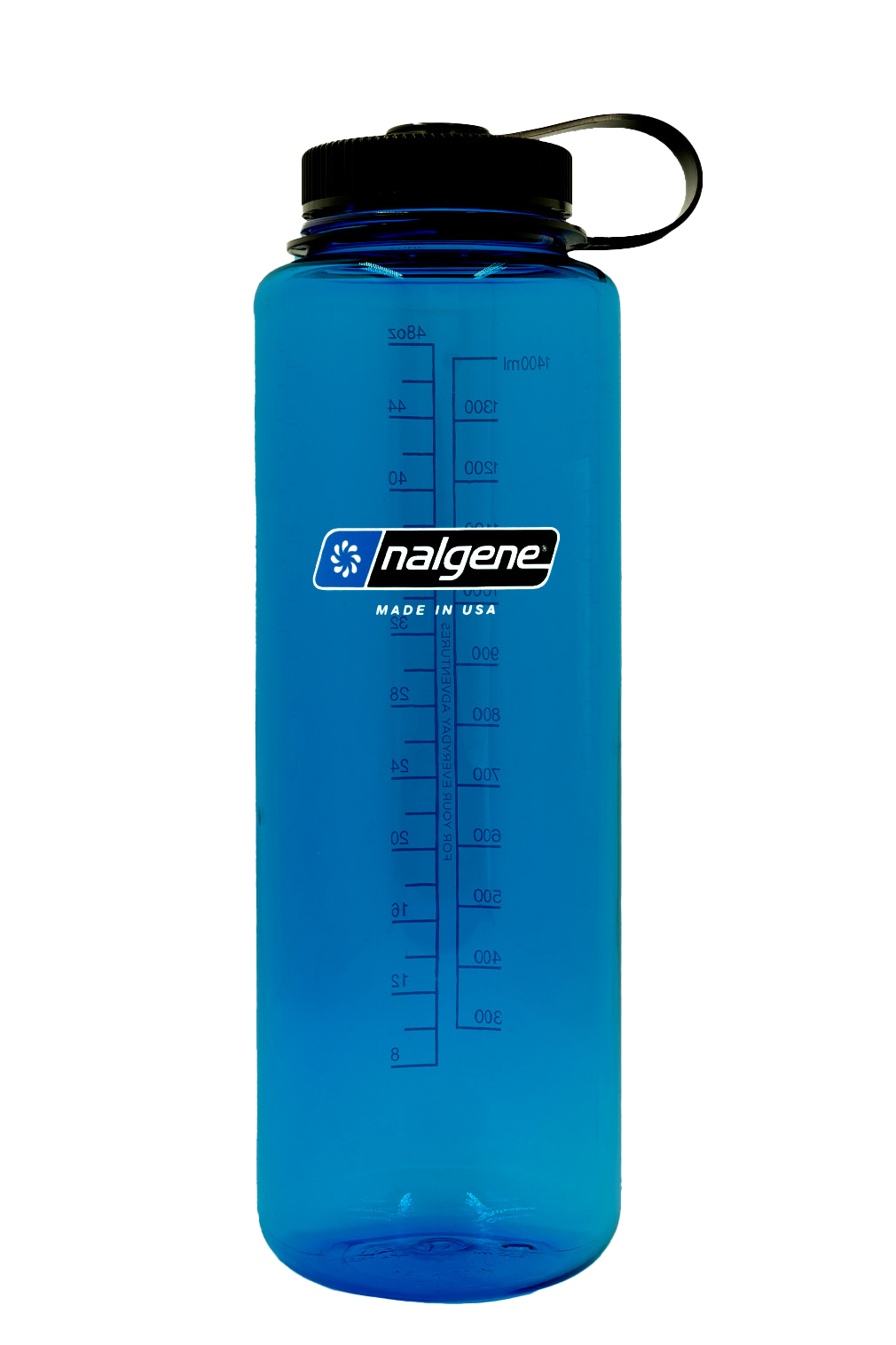 48oz Wide Mouth Silo Bottle (Bottle Color: Blue)