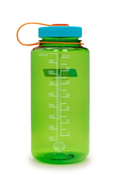 Pounamu Nalgene Sustain 32oz Clear Bottle with Iridescent Platinum Lid –  Pounamu Protein