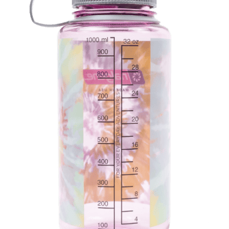 32oz Wide Mouth Pink Tie-Dye Bottle Back