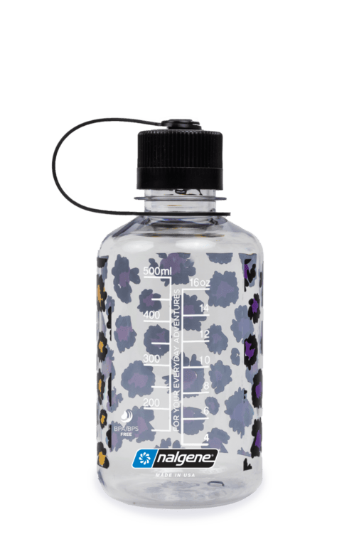 Nalgene Sustain 16 oz. Narrow Mouth Water Bottle - Rainbow Cheetah