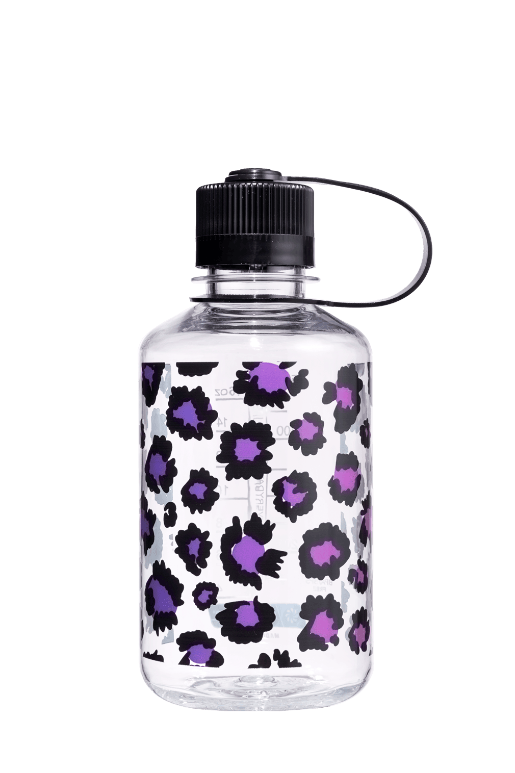 REUSABLE BPA FREE WILD ABOUT MY NANA CHEETAH PRINTED WATER BOTTLE, STRAW