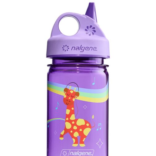 Nalgene Kids On the Fly Water Bottle - 12 oz.- Hoot Purple/Green