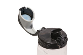 OTF Clear w Black lid-open