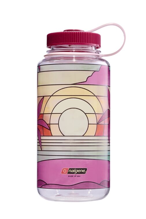 Sunset 32oz Wide Mouth Stained Glass Print Bottles | Nalgene®