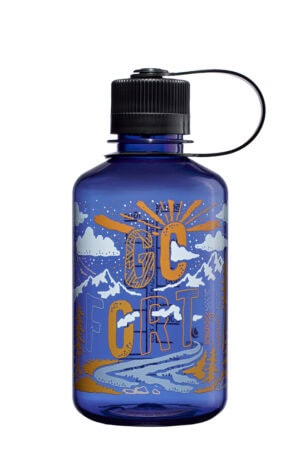 16oz Narrow Mouth Wild Expressions Bottles - Denim