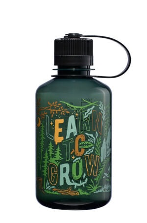 16oz Narrow Mouth Wild Expressions Bottles - Jade