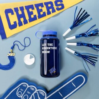 customized cheer wide mouth bottle